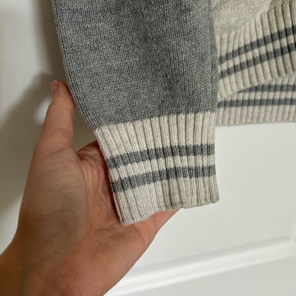 Abel Brown Varsity Shawl-Collar Sweater‎ - Picture 7 of 10